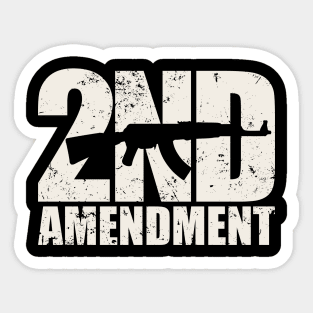 2nd Amendment - America Gun Rights Sticker